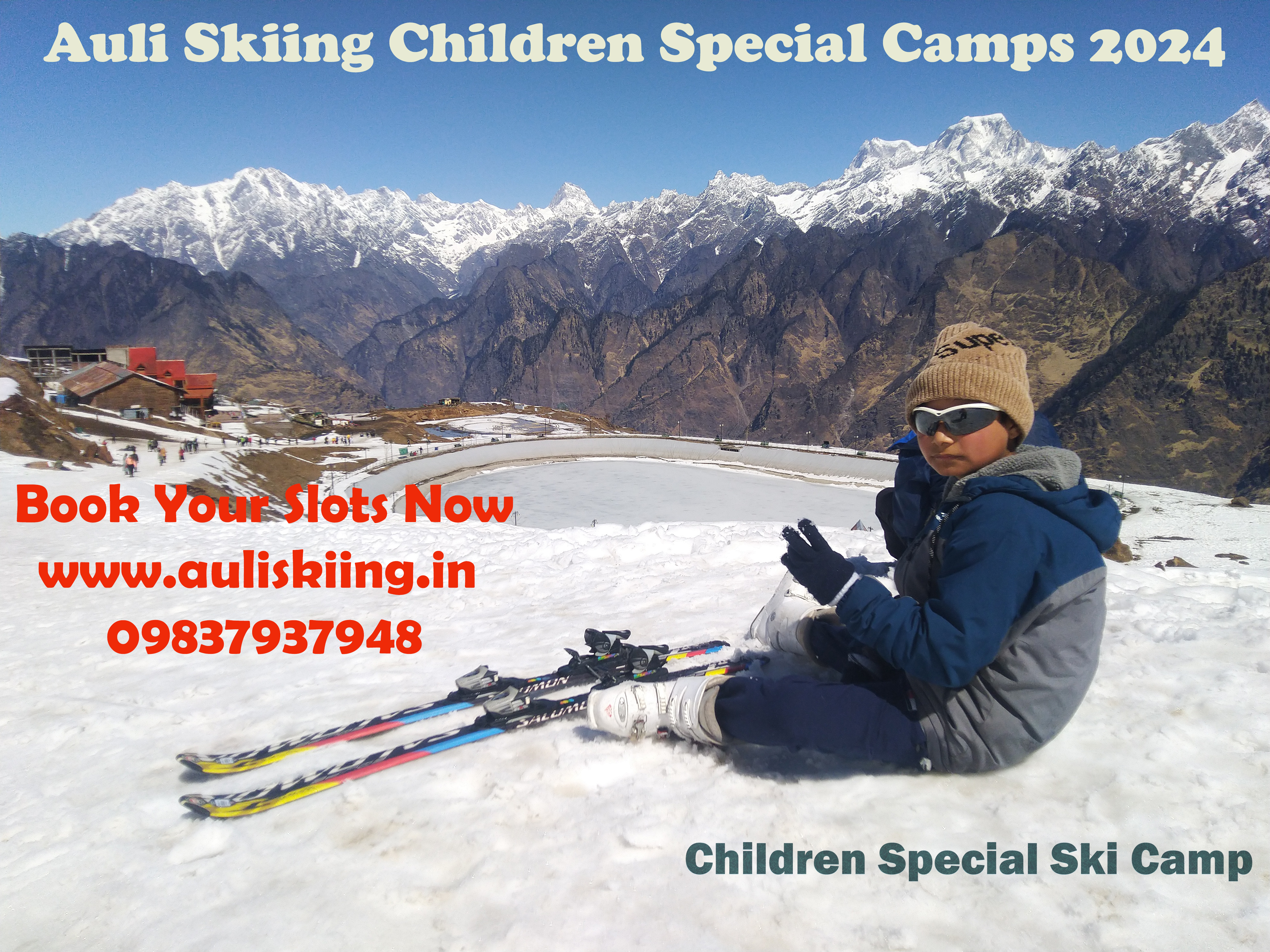 Children Activities in Auli Skiing Children Special Ski Camp Auli Uttarakhand